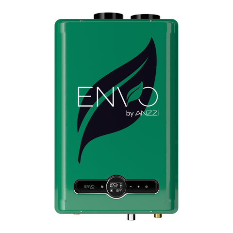 ENVO 199,000 BTU Natural Gas Tankless Water Heater with Copper Heat Exchanger & Safety Features