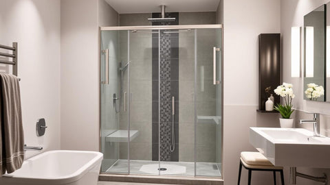 Should Bathroom Glass Shower Doors Swing In or Out for Maximum Safety