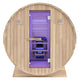 4-6-Person Outdoor Barrel Wet Sauna in White Cedar with ETL-Certified 6.2kW Sauna Rock Heater, and Bitumen Shingle Roof