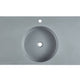 Siena 48" Console Sink in Matte Black with Matte Grey Counter Top