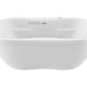 ANZZI Lori 71 in. Whirlpool and Air Bath Tub in White