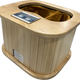 Lanai Canadian Hemlock Foot Sauna Barrel, Far Infrared Heating Foot Sauna Bucket