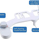 Bidet -  Fresh Water Dual Spray Kit - Non Electric - Toilet Seat Attachment - Cold Wash