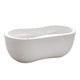 FT-AZ097 - ANZZI Bawris Series 5.42 ft. Freestanding Bathtub in White