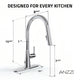 Adela Series Modern Touchless Pull-Down Kitchen Faucet