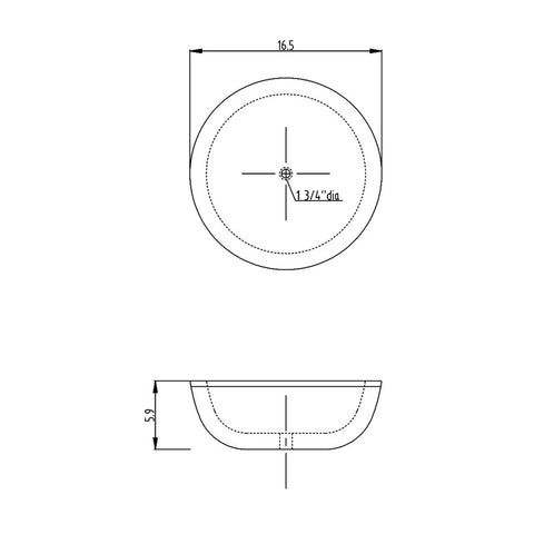 ANZZI Posh Series Deco-Glass Vessel Sink