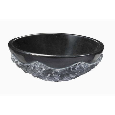 LS-AZ8162 - ANZZI Diver Vessel Sink in Black Jade