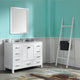 Chateau 48 in. W x 36 in. H Bathroom Bath Vanity Set in Rich White