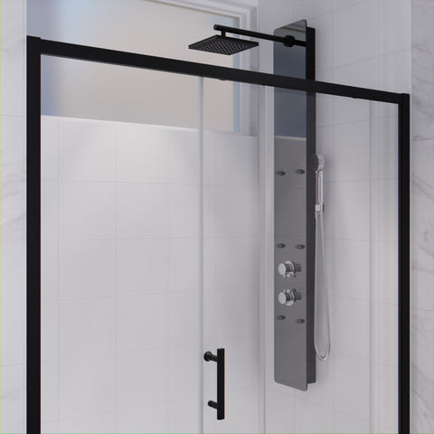 ANZZI Halberd 48 in. x 72 in. Framed Shower Door with TSUNAMI GUARD