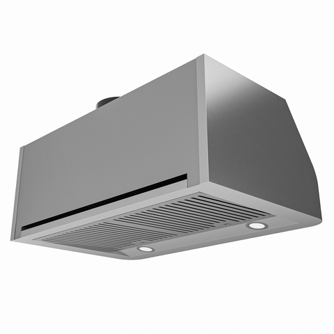 ANZZI 30-Inch 450 CFM 3-Speed Stainless Steel Under Cabinet Convertible Residential Range Hood with LED Lamp