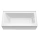 AZ3060SHR-16 - ANZZI Saba 60 in. Right Drain Soaking Front Skirted Bathtub in White