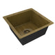 ANZZI Endeavor Drop-in Handmade Copper 16 in. 0-Hole Single Bowl Kitchen Sink in Hammered Antique Copper