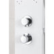 ANZZI Swan 64 in. 6-Jetted Full Body Shower Panel with Heavy Rain Shower and Spray Wand in White