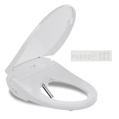 TL-AZEB101BR - ANZZI Ember Elongated Smart Electric Bidet Toilet Seat with Remote Control and Heated Seat