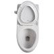 ANZZI 1-piece 1.28 GPF Single Flush Elongated Toilet in White