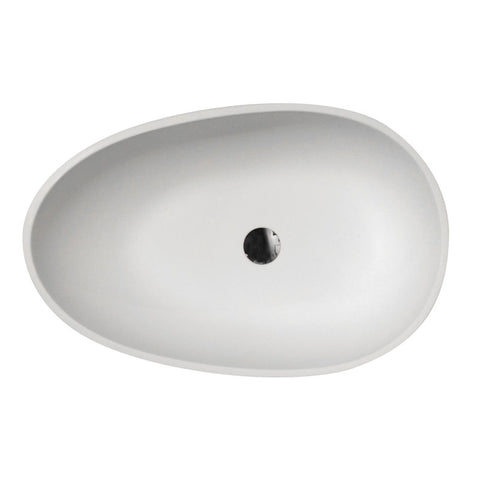 LS-AZ8240 - ANZZI Sensei One Piece Solid Surface Vessel Sink in Matte White