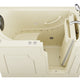 ANZZI Coupe Premier 53 - 60 in x 28 in. Right Drain Air Jetted Walk-in Tub in Biscuit