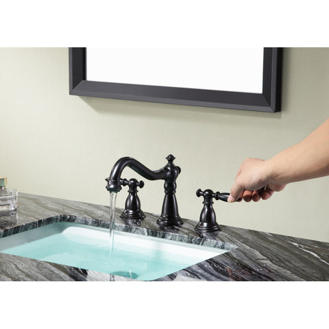 L-AZ179ORB - ANZZI Patriarch 8" Widespread Bathroom Sink Faucet in Oil Rubbed Bronze