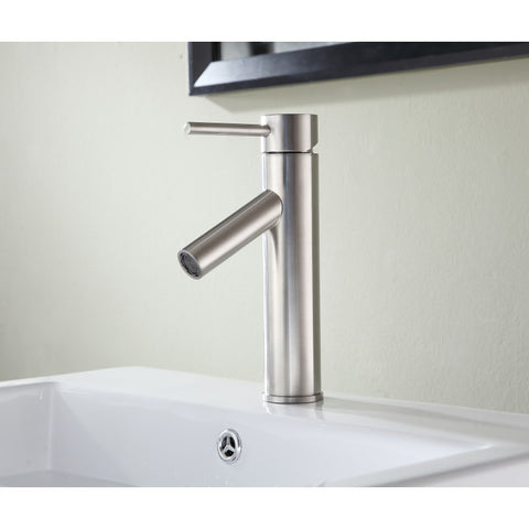 L-AZ110BN - ANZZI Valle Single Hole Single Handle Bathroom Faucet in Brushed Nickel