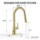 Adela Series Modern Touchless Pull-Down Kitchen Faucet