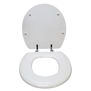 T1-AZ301WH - ANZZI XL COMFORT Round Closed Toilet Seat in White