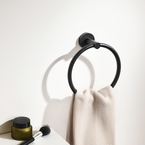 ANZZI Modern 4-Piece Bathroom Hardware Set, RHINO ALLOY Certified Stainless Steel & Zinc, Complete Wall Mount Installation, Multiple Finishes