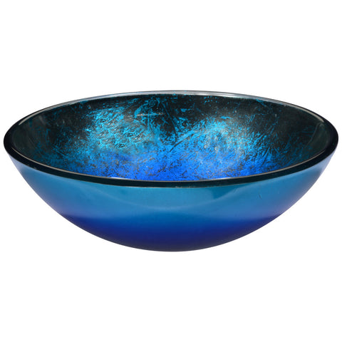 ANZZI Oceana Series Vessel Sink in Blue