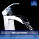 ANZZI Key Series Single Hole Single-Handle Vessel Bathroom Faucet