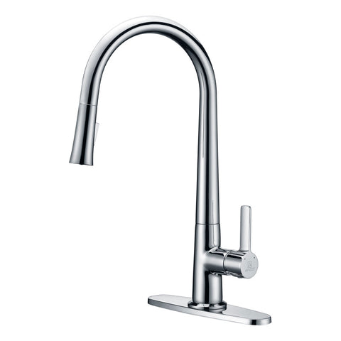 ANZZI Orbital Single Handle Pull-Down Sprayer Kitchen Faucet