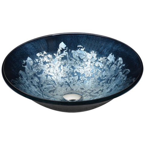 LS-AZ8213 - ANZZI Makata Series Vessel Sink in Silver Burst