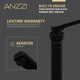 ANZZI Single Handle Single Hole Bathroom Vessel Sink Faucet With Pop-up Drain