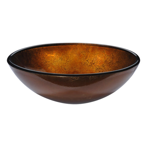 LS-AZ8225 - ANZZI Gardena Series Deco-Glass Vessel Sink in Amber Gold