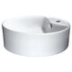 ANZZI Vitruvius Series Ceramic Vessel Sink in White