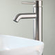 Valle Single Hole Single Handle Bathroom Faucet in Brushed Nickel