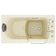 AZ2853RBS-CP - ANZZI Coupe Premier 53 - 60 in x 28 in. Right Drain Soaking Walk-in Tub in Biscuit