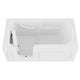 ANZZI 30 in. x 60 in. Left Drain Step-In Walk-In Soaking Tub with Low Entry Threshold in White