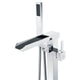 ANZZI Union 2-Handle Claw Foot Tub Faucet with Hand Shower