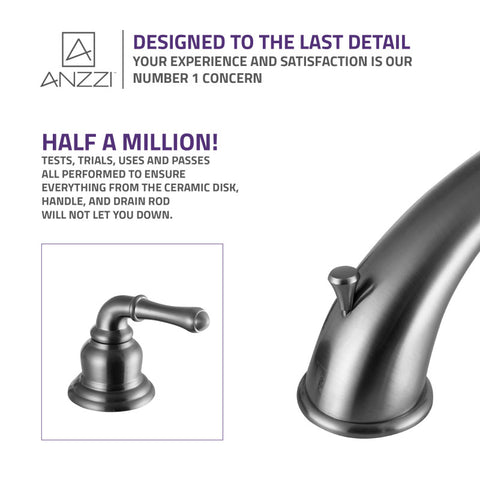 ANZZI Prince 8 in. Widespread 2-Handle Bathroom Faucet