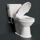 TL-MBSEL200WH - ANZZI Hal Series Non-Electric Bidet Seat for Elongated Toilet in White with Dual Nozzle, Built-In Side Lever and Soft Close