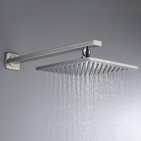 SH-AZ041BN - ANZZI Viace Series 1-Spray 8 in. Fixed Showerhead in Brushed Nickel