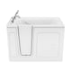 ANZZI Value Series 30 in. x 53 in. Left Drain Quick Fill Walk-In Soaking Tub in White