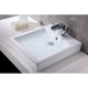 ANZZI Deux Series Ceramic Vessel Sink in White