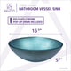 ANZZI Posh Series Deco-Glass Vessel Sink