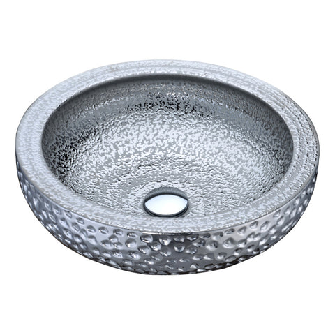 LS-AZ8200 - ANZZI Levi Series Vessel Sink in Speckled Silver