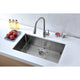 ANZZI Vanguard Undermount Stainless Steel 32 in. 0-Hole Single Bowl Kitchen Sink in Brushed Satin