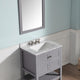 Montaigne 30 in. W x 35 in. H Bathroom Bath Vanity Set in Rich Gray