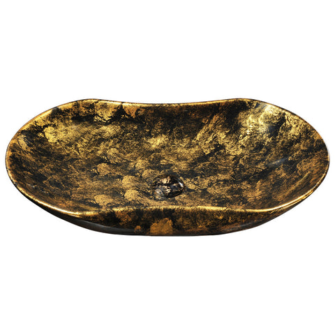 LS-AZ239 - ANZZI Apollo Gold Ceramic Vessel Sink in Apollo Gold Finish