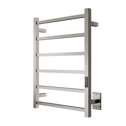 ANZZI Charles Series 6-Bar Stainless Steel Wall Mounted Electric Towel Warmer Rack