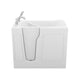 ANZZI Value Series 26 in. x 46 in. Left Drain Quick Fill Walk-in Whirlpool Tub in White