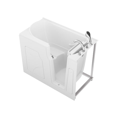 AZ2853RWS-CP - ANZZI Coupe Premier 53 - 60 in x 28 in. Right Drain Soaking Walk-in Tub in White